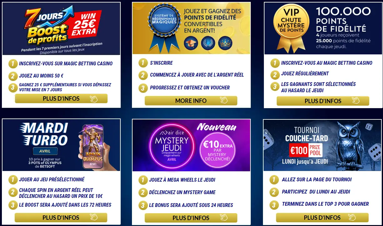 magicbetting bonuses fr